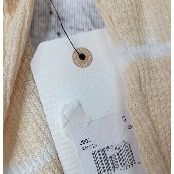 BillaBong Any Day Thermal Long Sleeve T-Shirt Peach Cream NWT Juniors Size L - Picture 7 of 12